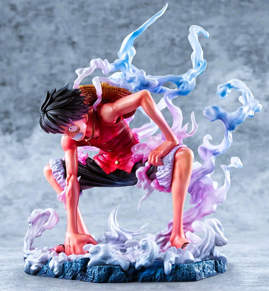 ONE PIECE ★ FIGURINE ★ PORTRAIT.OF.PIRATES "LIMITED EDITION" ★ MONKEY D. LUFFY GEAR 2 // MEGAHOUSE