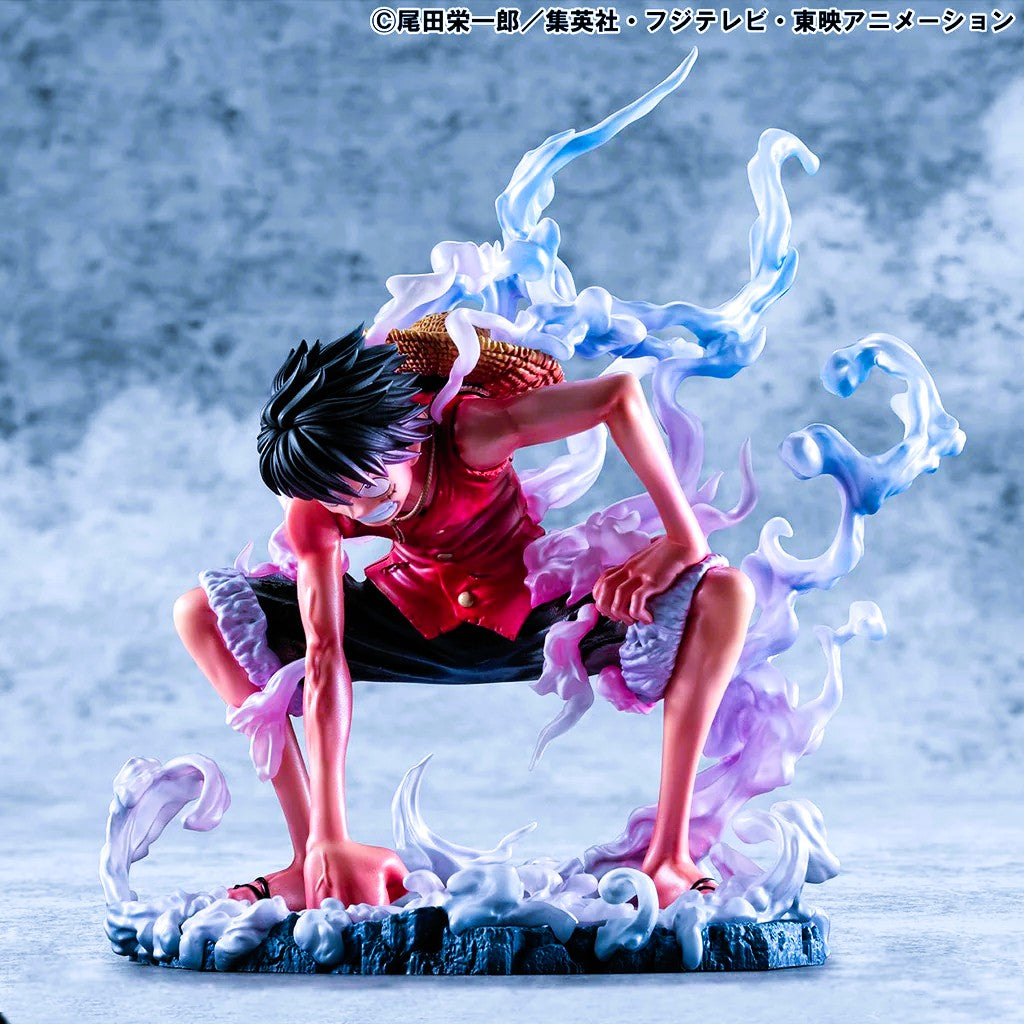 ONE PIECE ★ FIGURINE ★ PORTRAIT.OF.PIRATES "LIMITED EDITION" ★ MONKEY D. LUFFY GEAR 2 // MEGAHOUSE