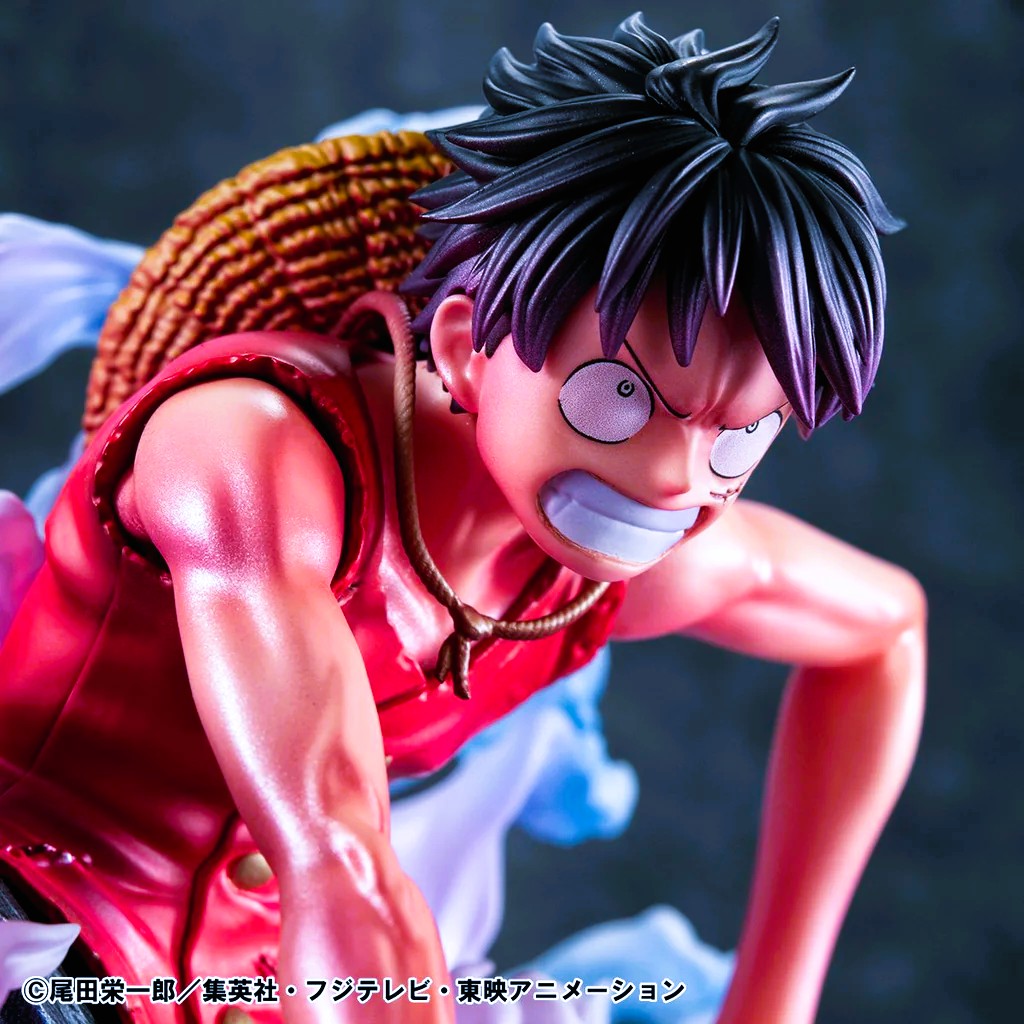 ONE PIECE ★ FIGURINE ★ PORTRAIT.OF.PIRATES "LIMITED EDITION" ★ MONKEY D. LUFFY GEAR 2 // MEGAHOUSE
