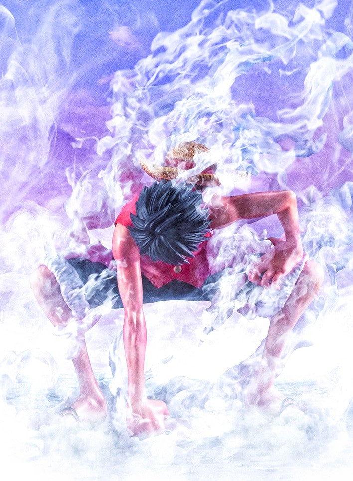 ONE PIECE ★ FIGURINE ★ PORTRAIT.OF.PIRATES "LIMITED EDITION" ★ MONKEY D. LUFFY GEAR 2 // MEGAHOUSE