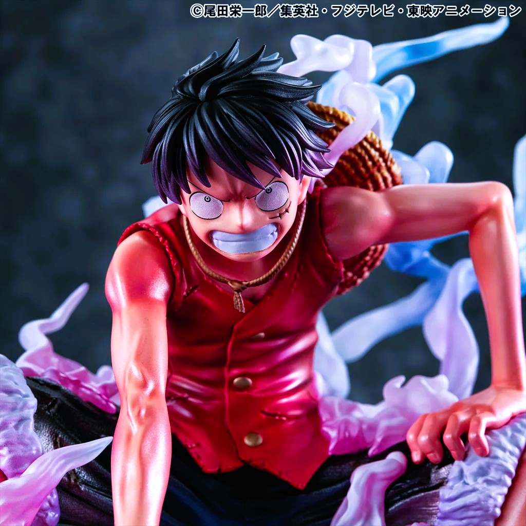 ONE PIECE ★ FIGURINE ★ PORTRAIT.OF.PIRATES "LIMITED EDITION" ★ MONKEY D. LUFFY GEAR 2 // MEGAHOUSE