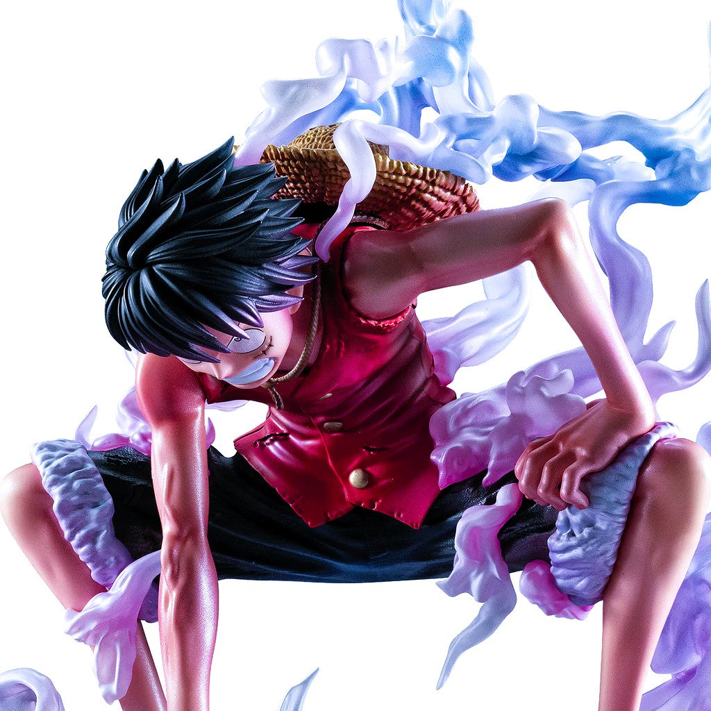 ONE PIECE ★ FIGURINE ★ PORTRAIT.OF.PIRATES "LIMITED EDITION" ★ MONKEY D. LUFFY GEAR 2 // MEGAHOUSE