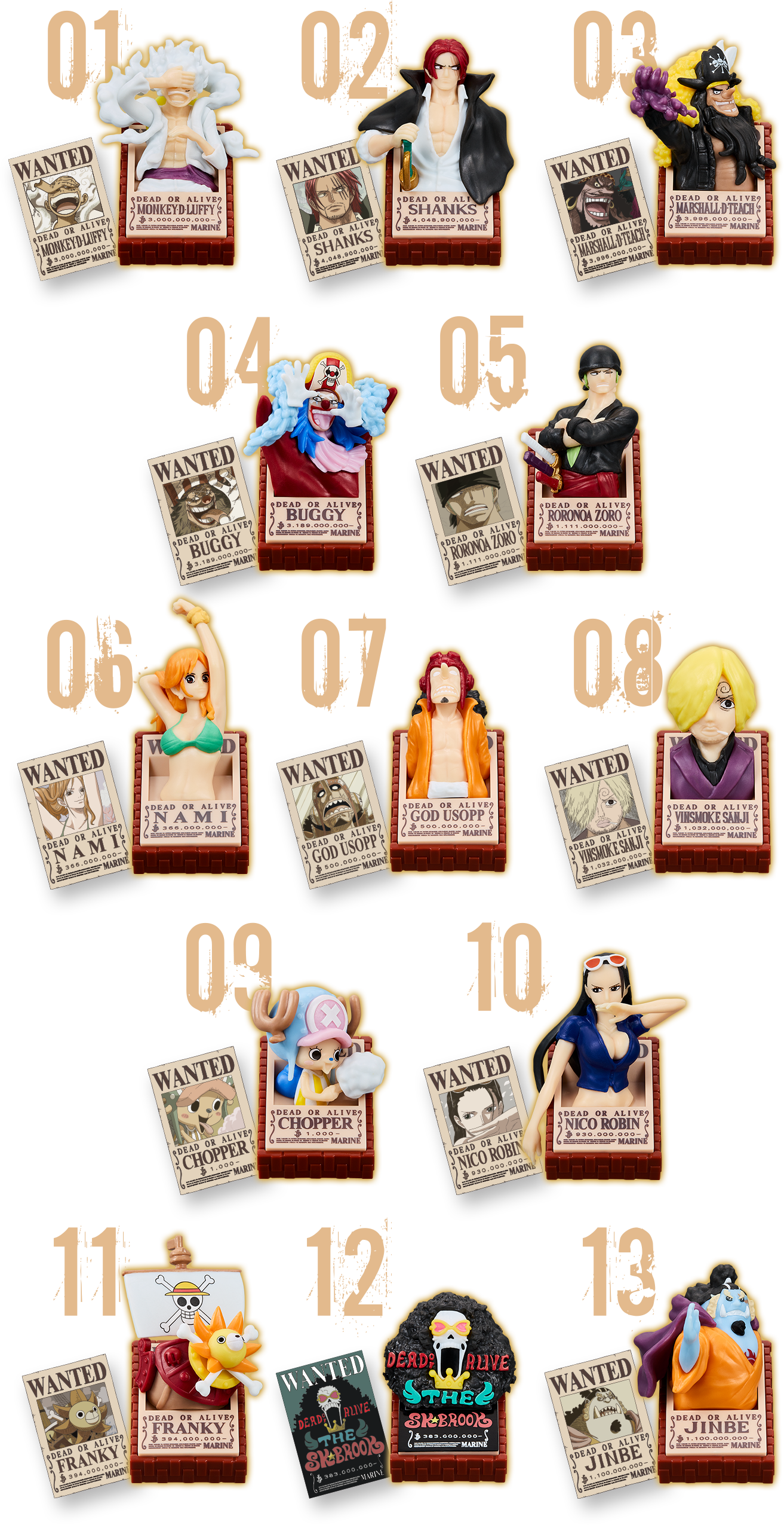 ONE PIECE ~ BANDAI // CHOCOSAP
