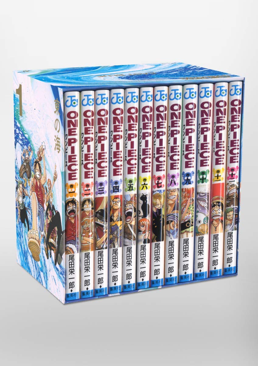 ONE PIECE ★ MANGA ★ PAPERBACK ★ BOX 1 ~ 10 ★ JAPANESE EDITION // AUTHOR: EIICHIRO ODA