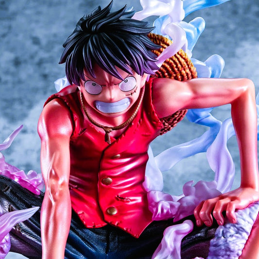 ONE PIECE ★ FIGURINE ★ PORTRAIT.OF.PIRATES "LIMITED EDITION" ★ MONKEY D. LUFFY GEAR 2 // MEGAHOUSE