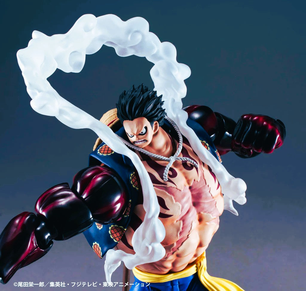 ONE PIECE ★ FIGURINE ★ VARIABLE ACTION HEROES: MONKEY D. LUFFY ★ GEAR 4 BOUNDMAN ★ // BANDAI X MEGAHOUSE