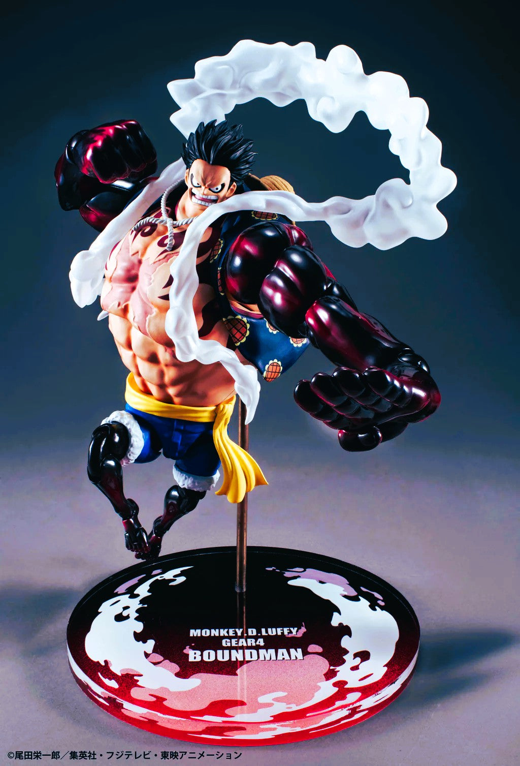 ONE PIECE ★ FIGURINE ★ VARIABLE ACTION HEROES: MONKEY D. LUFFY ★ GEAR 4 BOUNDMAN ★ // BANDAI X MEGAHOUSE