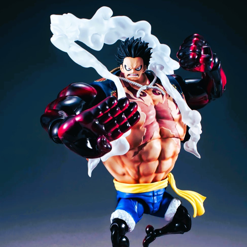 ONE PIECE ★ FIGURINE ★ VARIABLE ACTION HEROES: MONKEY D. LUFFY ★ GEAR 4 BOUNDMAN ★ // BANDAI X MEGAHOUSE