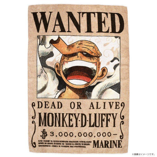 ONE PIECE ★ LARGE TOWEL ★ LUFFY GEAR 5 ★ WANTED POSTERS // TOEI ANIMATION