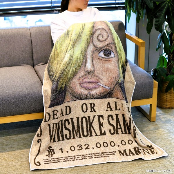 ONE PIECE ★ LARGE TOWEL ★ VINSMOKE SANJI ★ WANTED POSTERS // TOEI ANIMATION