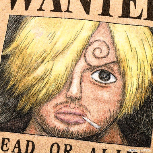 ONE PIECE ★ LARGE TOWEL ★ VINSMOKE SANJI ★ WANTED POSTERS // TOEI ANIMATION