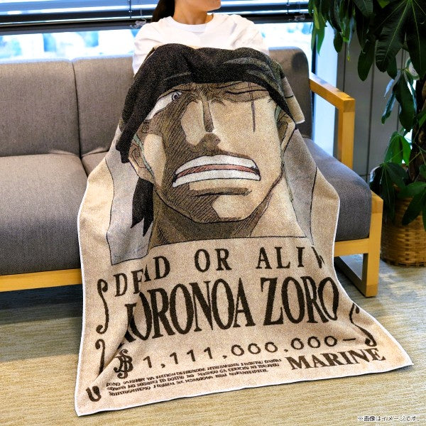 ONE PIECE ★ LARGE TOWEL ★ RONONOA ZORO ★ WANTED POSTERS // TOEI ANIMATION