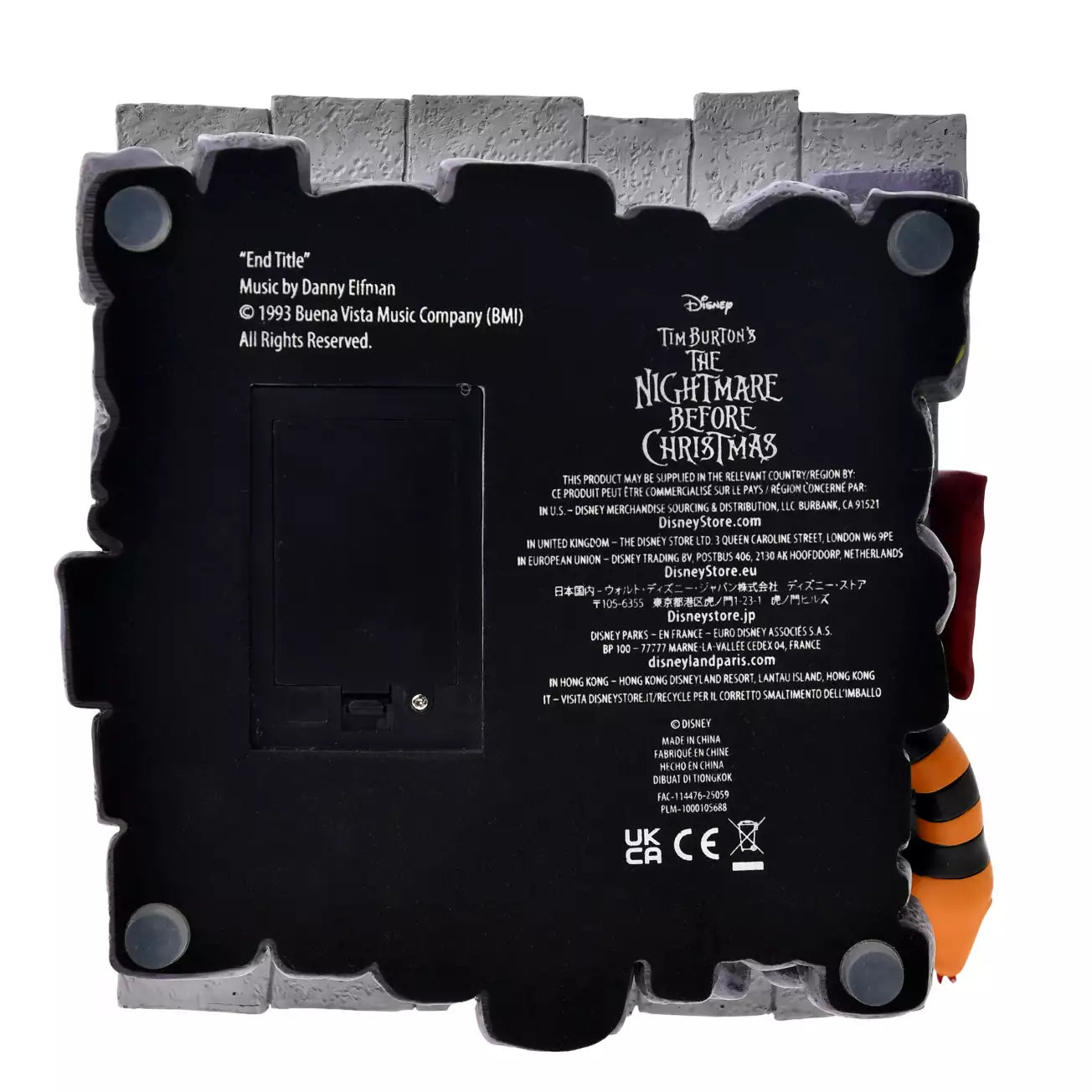 TIM BURTON'S NIGHTMARE BEFORE CHRISTMAS ★ LIGHT UP & MUSIC FIGURINE ★ JACK & SALLY // JAPAN DISNEY