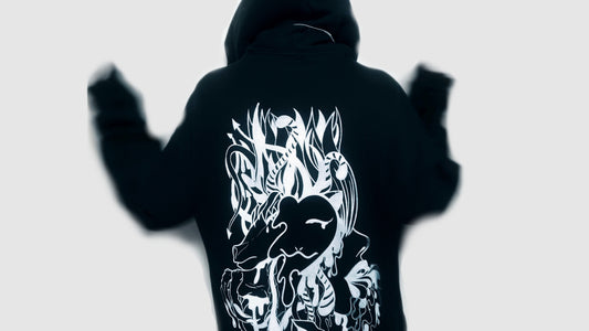 Welcome to my Sleeping Chaos! 😴😵 Handcrafted Alternative Hoodie
