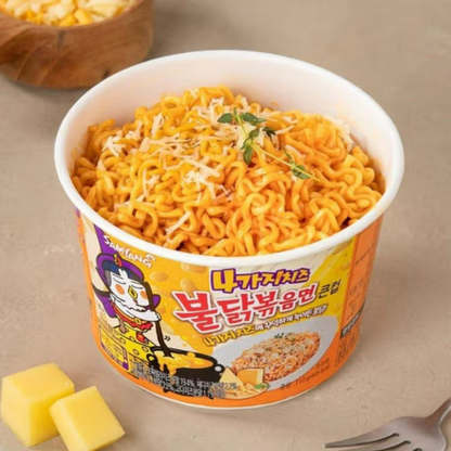 BULDAK QUATTRO CHEESE SPICY CHICKEN ★ STIR-FRIED NOODLES // SAMYANG