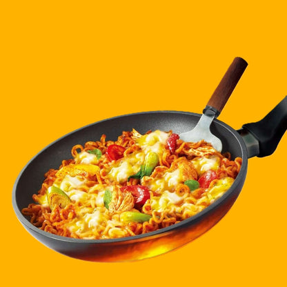 BULDAK CHEESE SPICY CHICKEN ★ STIR-FRIED NOODLES // SAMYANG