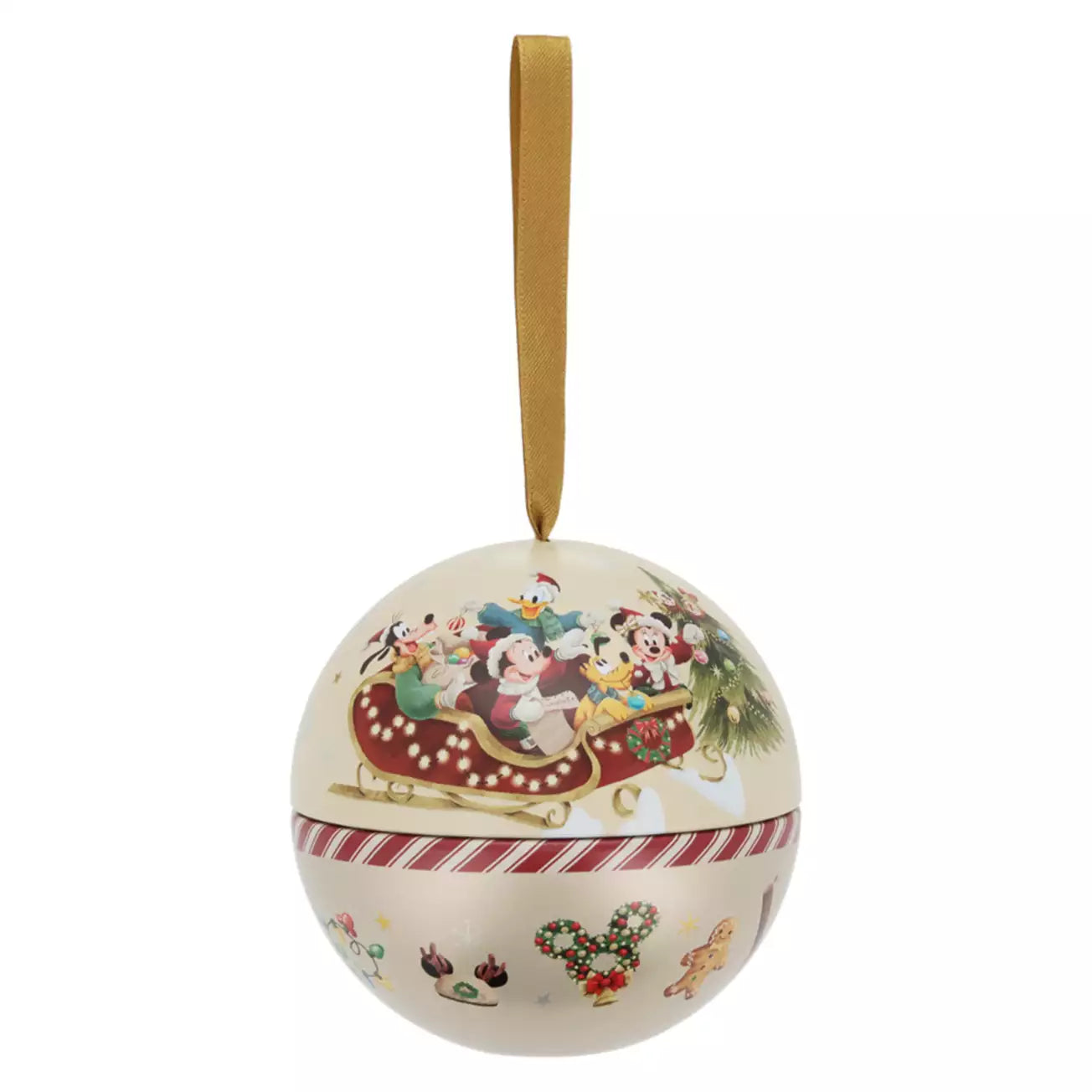 CHRISTMAS CANDY ORNAMENT TIN MICKEY MOUSE & FRIENDS ★ TOKYO DISNEY RESORT // DISNEY JAPAN