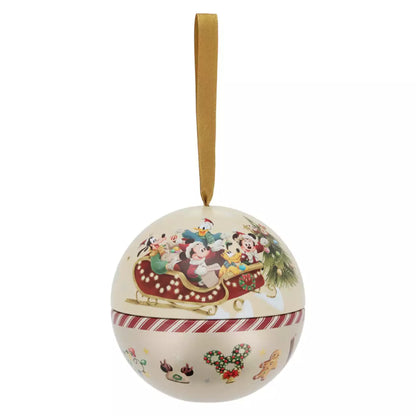 CHRISTMAS CANDY ORNAMENT TIN MICKEY MOUSE & FRIENDS ★ TOKYO DISNEY RESORT // DISNEY JAPAN