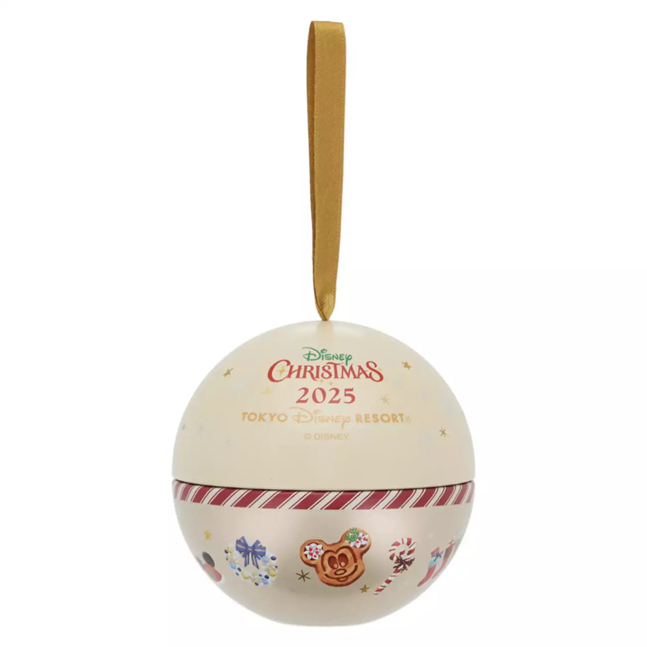 CHRISTMAS CANDY ORNAMENT TIN MICKEY MOUSE & FRIENDS ★ TOKYO DISNEY RESORT // DISNEY JAPAN