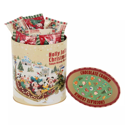 CHRISTMAS CHOCOLATE CRUNCH CAN MICKEY MOUSE & FRIENDS ★ TOKYO DISNEY RESORT // DISNEY JAPAN