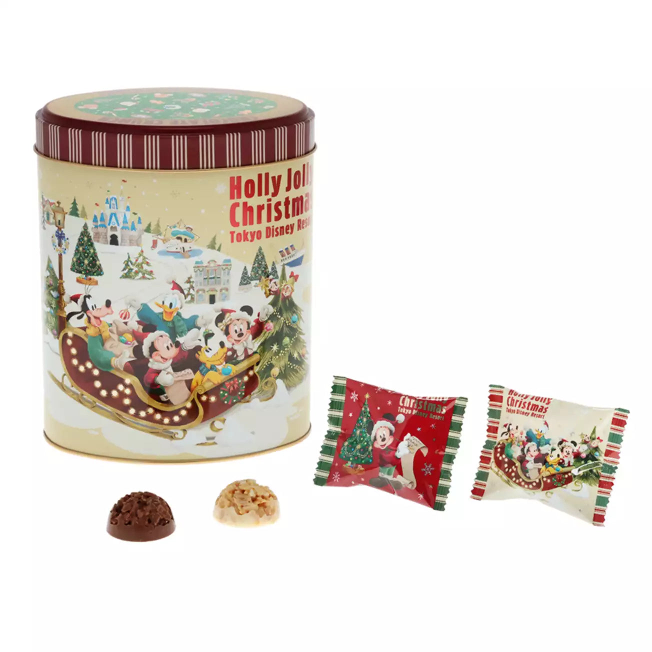 CHRISTMAS CHOCOLATE CRUNCH CAN MICKEY MOUSE & FRIENDS ★ TOKYO DISNEY RESORT // DISNEY JAPAN