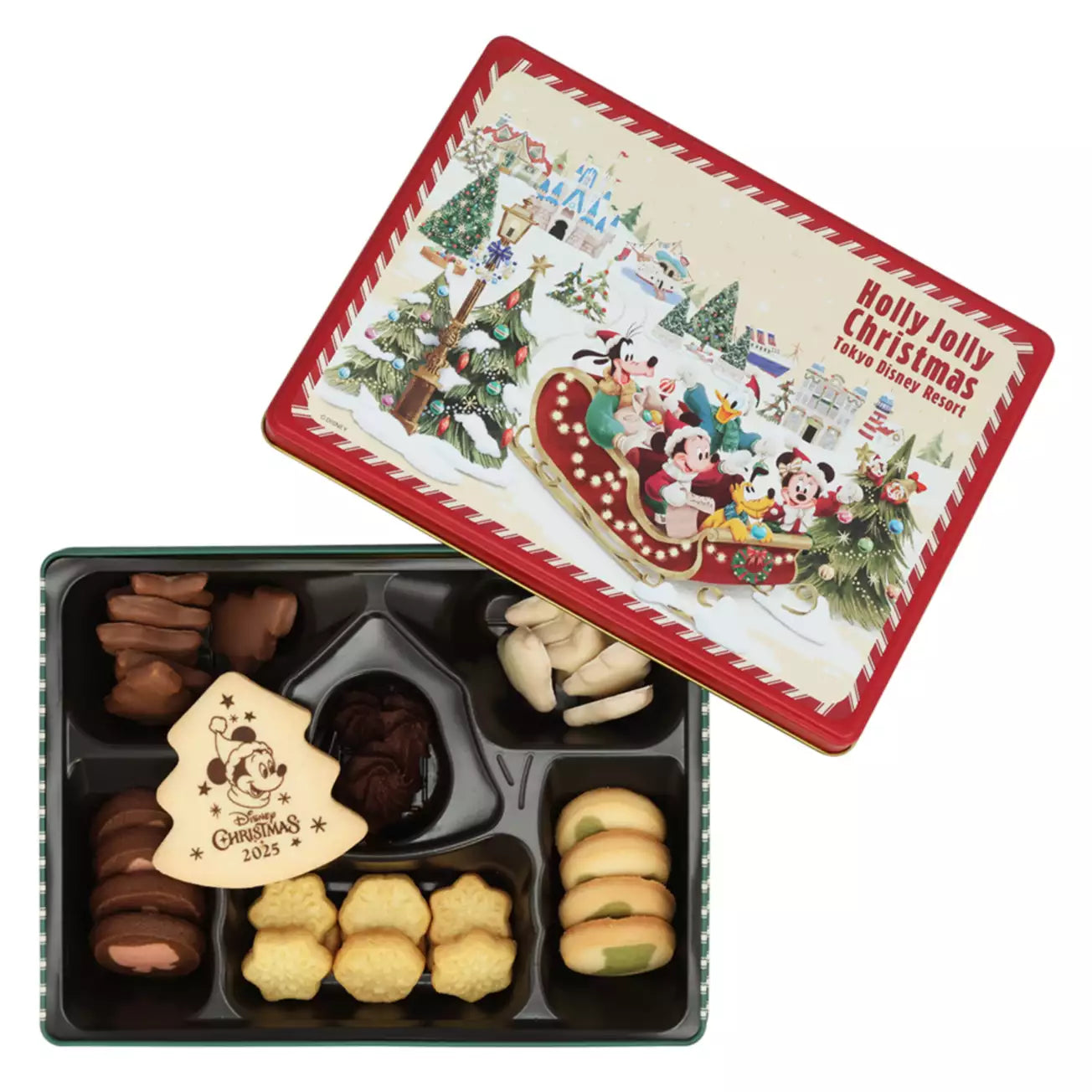 CHRISTMAS COOKIES TIN MICKEY MOUSE & FRIENDS ★ TOKYO DISNEY RESORT // DISNEY JAPAN