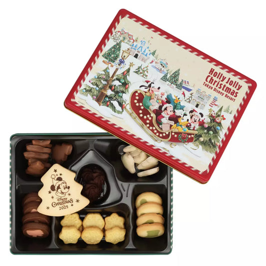 CHRISTMAS COOKIES TIN MICKEY MOUSE & FRIENDS ★ TOKYO DISNEY RESORT // DISNEY JAPAN