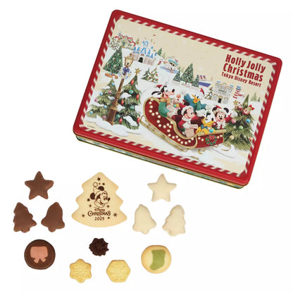 CHRISTMAS COOKIES TIN MICKEY MOUSE & FRIENDS ★ TOKYO DISNEY RESORT // DISNEY JAPAN