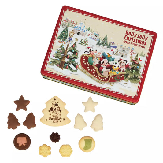 CHRISTMAS COOKIES TIN MICKEY MOUSE & FRIENDS ★ TOKYO DISNEY RESORT // DISNEY JAPAN