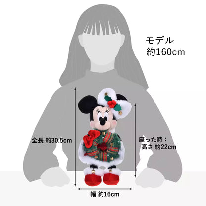 CHRISTMAS MINNIE MOUSE PLUSH TOY ★ TOKYO DISNEY RESORT // DISNEY JAPAN
