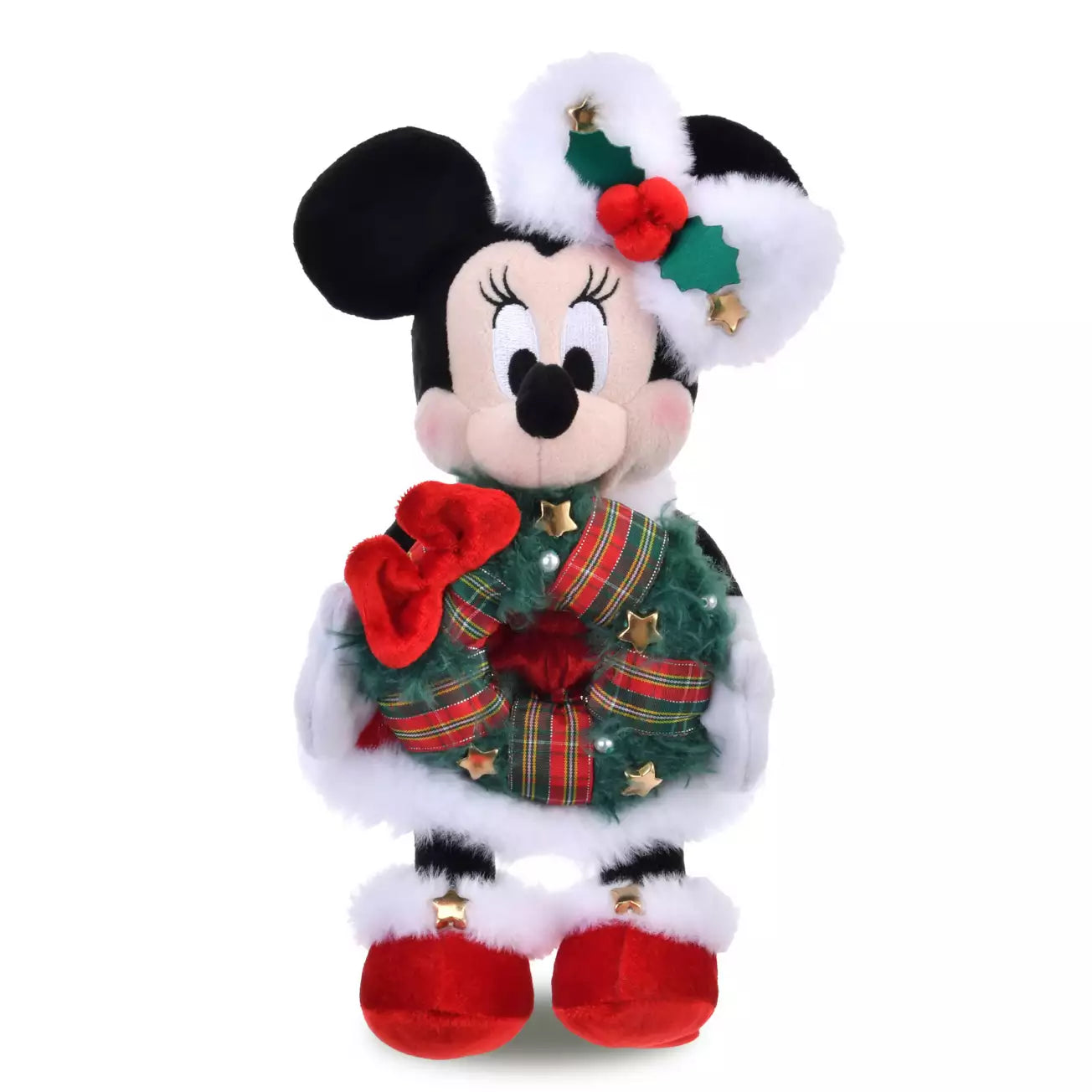 CHRISTMAS MINNIE MOUSE PLUSH TOY ★ TOKYO DISNEY RESORT // DISNEY JAPAN