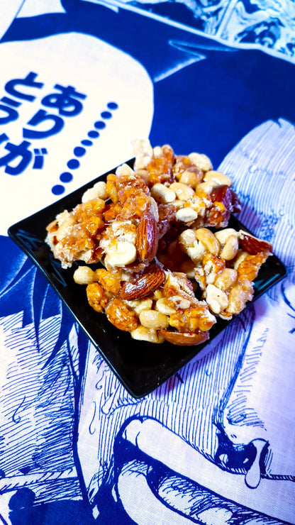 FUKUMAME DAIKO ★ GOOD FORTUNE CRACKER ★ CARAMEL & NUTTY