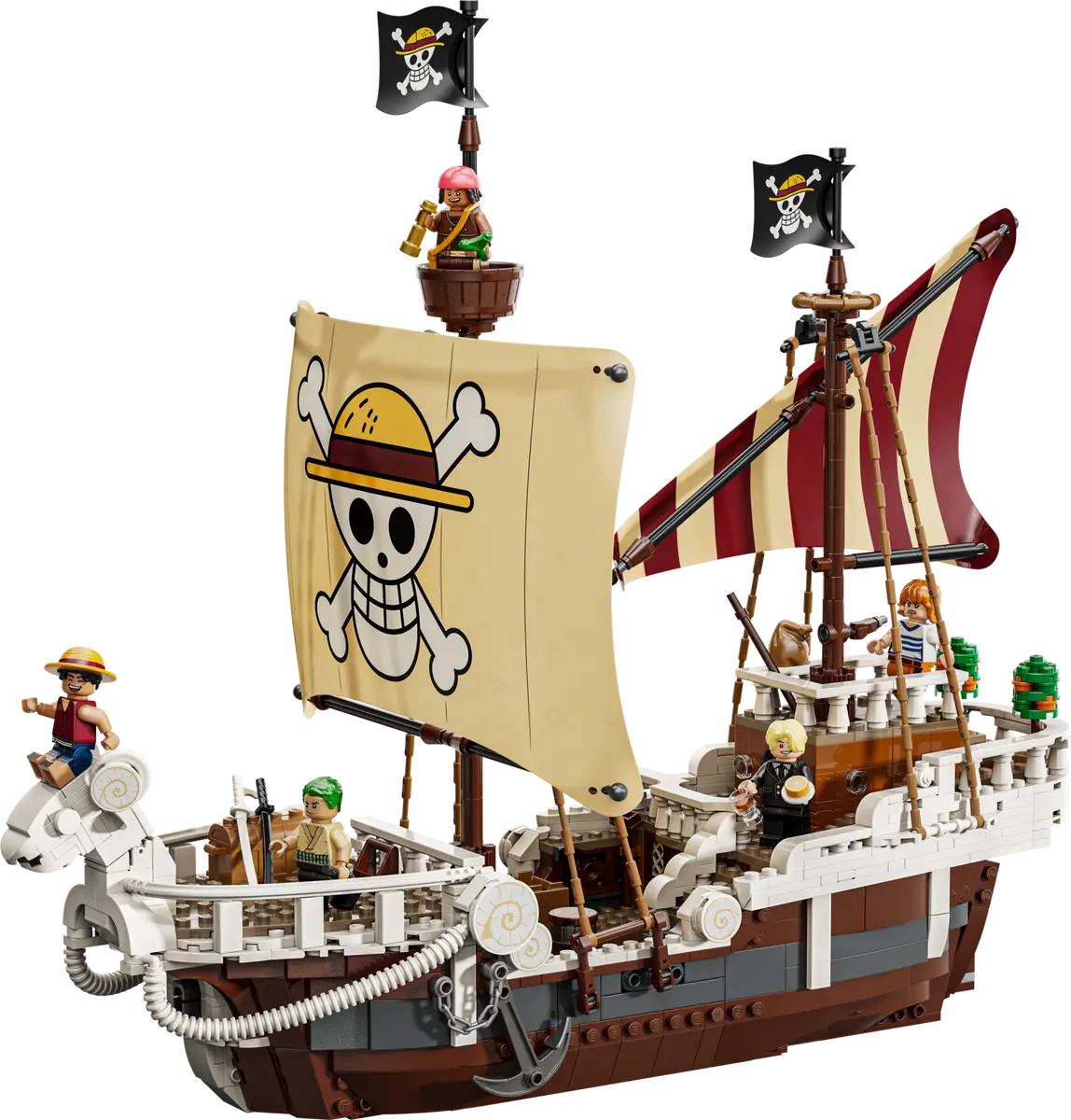 GOING MERRY: THE PIRATE SHIP ~ ONE PIECE X LEGOS // BUILD KIT