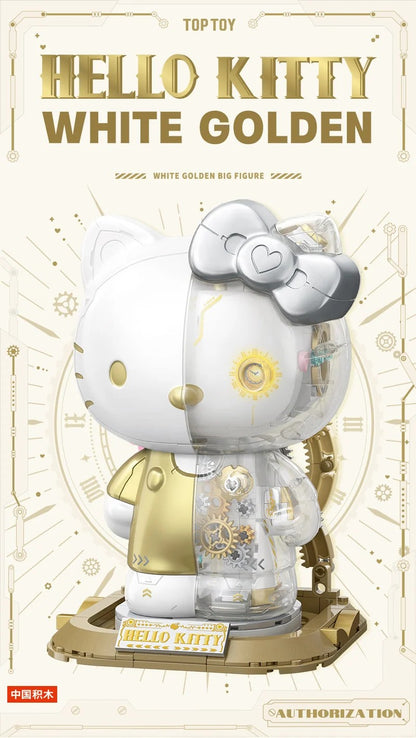 HELLO KITTY ★ PLATINUM BLOCKS FIGURINE ★ 400+PCS // SANRIO X TOPTOY