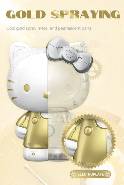 HELLO KITTY ★ PLATINUM BLOCKS FIGURINE ★ 400+PCS // SANRIO X TOPTOY