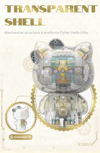 HELLO KITTY ★ PLATINUM BLOCKS FIGURINE ★ 400+PCS // SANRIO X TOPTOY