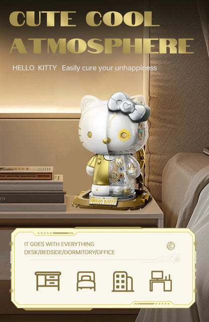 HELLO KITTY ★ PLATINUM BLOCKS FIGURINE ★ 400+PCS // SANRIO X TOPTOY