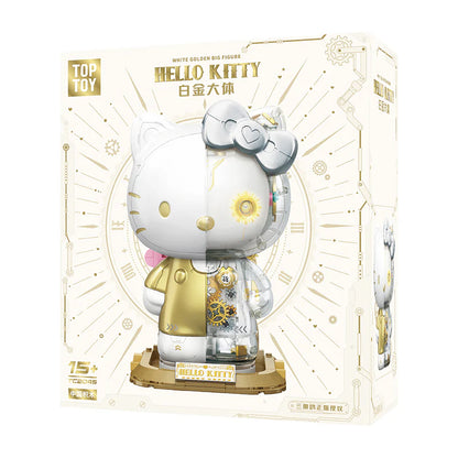 HELLO KITTY ★ PLATINUM BLOCKS FIGURINE ★ 400+PCS // SANRIO X TOPTOY