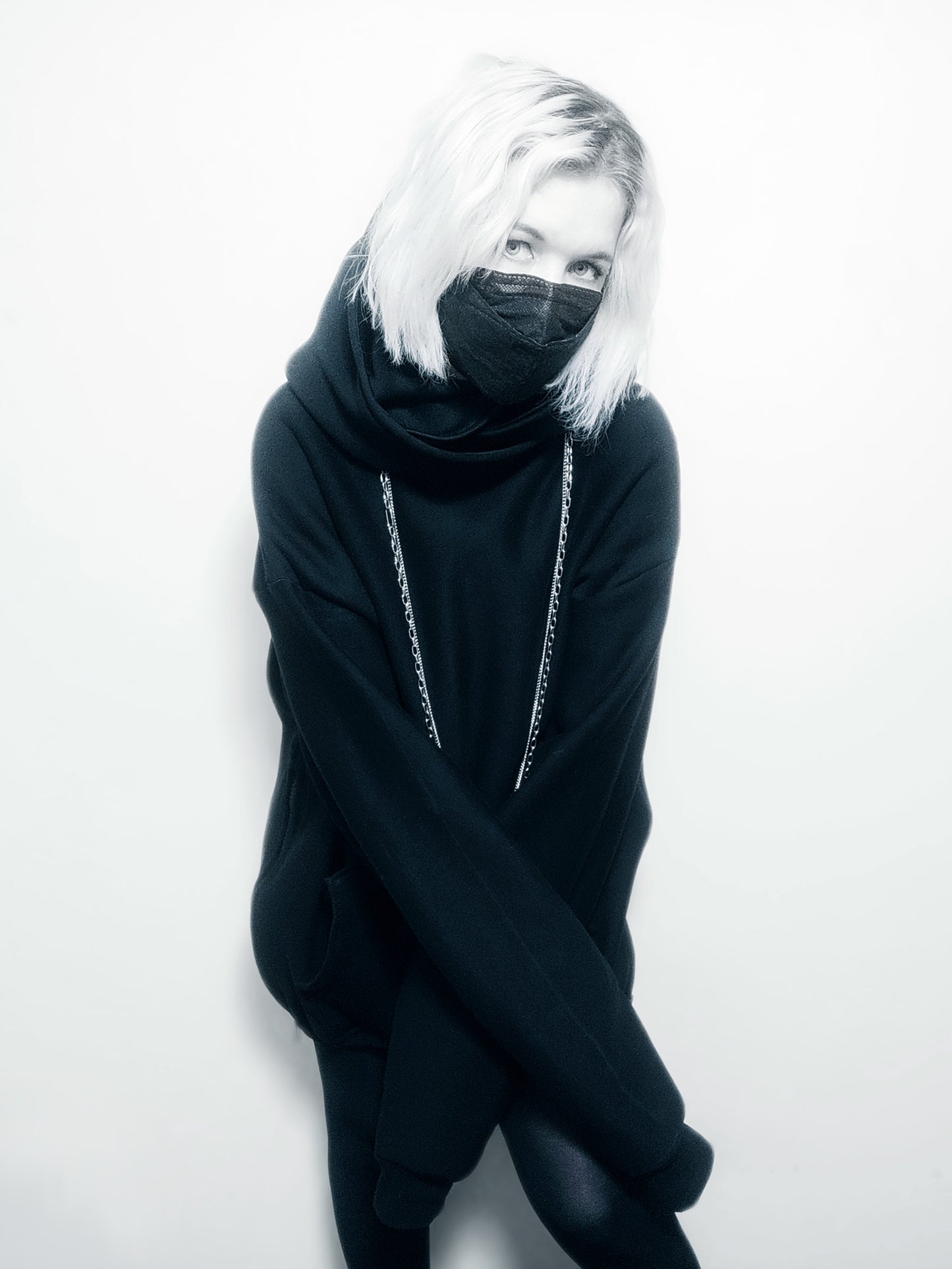 SLEEPING CHAOS ÷ 1/1 HOODIE HANDCRAFTED x HAND PAINTED // MISFITKID