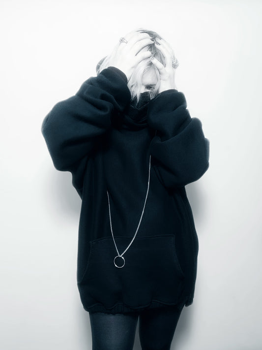 SLEEPING CHAOS ÷ 1/1 HOODIE HANDCRAFTED x HAND PAINTED // MISFITKID