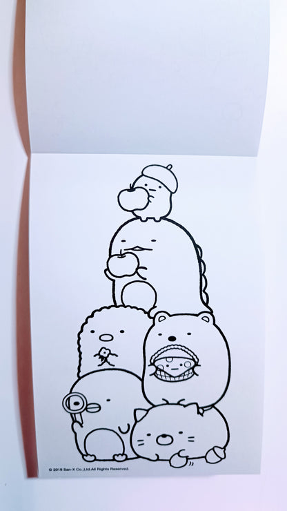 SUMIKKO GURASHI ~ SAN-X // COLORING BOOK W/ STICKERS