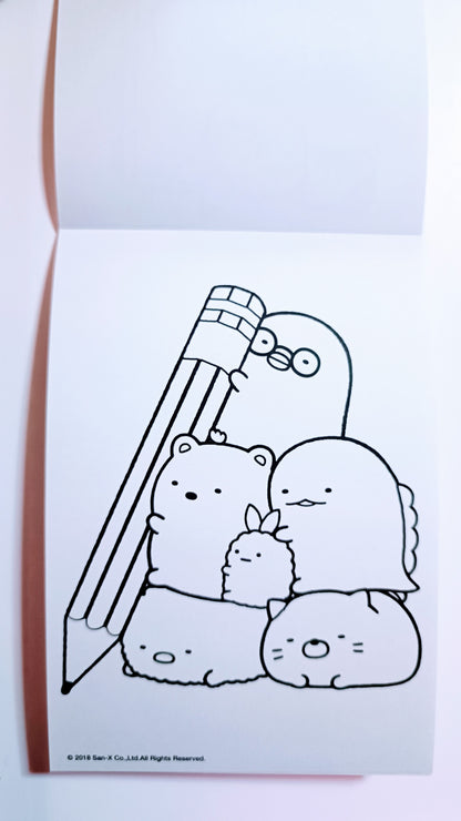 SUMIKKO GURASHI ~ SAN-X // COLORING BOOK W/ STICKERS