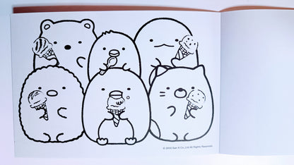 SUMIKKO GURASHI ~ SAN-X // COLORING BOOK W/ STICKERS