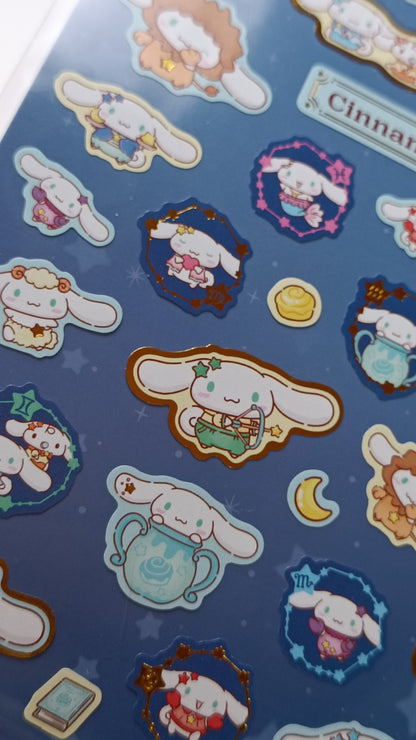CINNAMOROLL NIGHT SKY ~ SANRIO // STICKERS SHEET