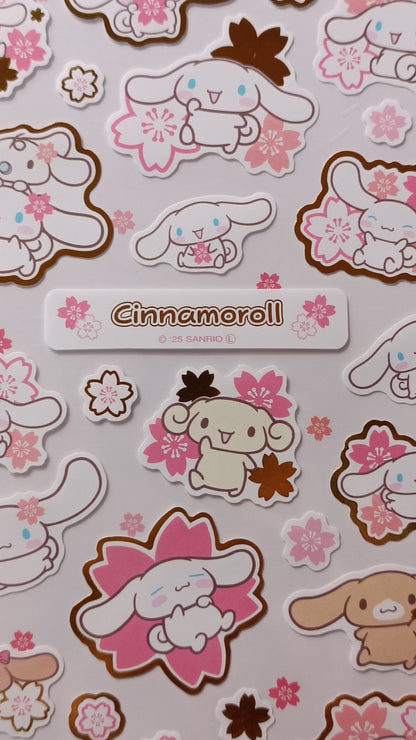 CINNAMOROLL SAKURA ~ SANRIO // STICKERS SHEET