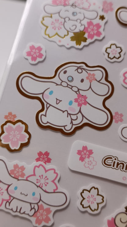 CINNAMOROLL SAKURA ~ SANRIO // STICKERS SHEET