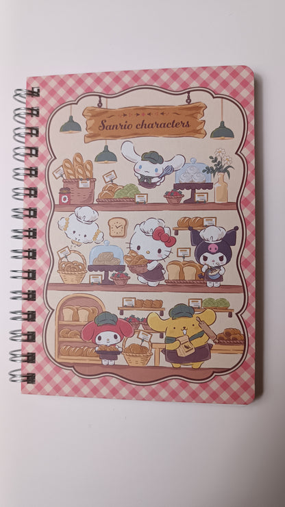 SANRIO CHARACTERS BAKERY ~ SANRIO // A6 NOTEBOOK