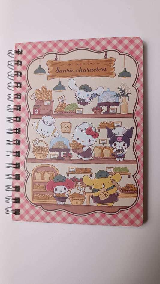 SANRIO CHARACTERS BAKERY ~ SANRIO // A6 NOTEBOOK