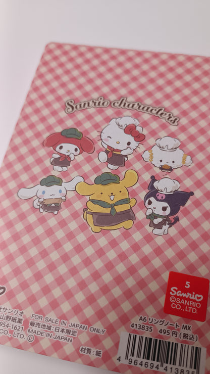 SANRIO CHARACTERS BAKERY ~ SANRIO // A6 NOTEBOOK