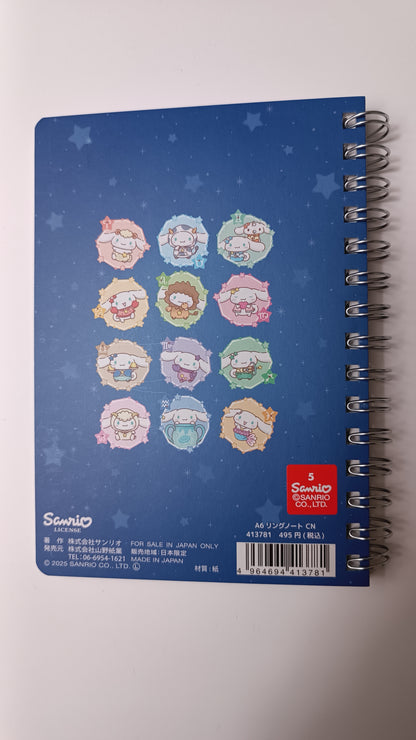 CINNAMOROLL NIGHT SKY ~ SANRIO // A6 NOTEBOOK